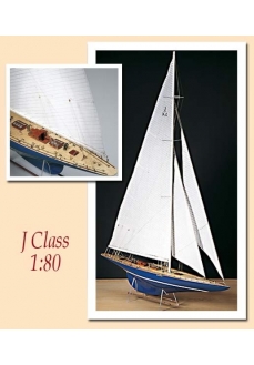 1200/10 Planuri contructie navomodel Amati, ENDEAVOUR-J Class Yacht, Goeleta - 1934, 