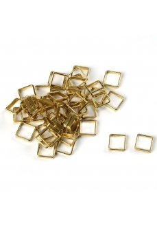 4004/60 Set 10 inele patrate din alama pt navomodele, 6x6mm,  Amati